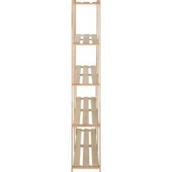 vidaXL Opbergrek 5-laags 170x28,5x170 cm massief grenenhout