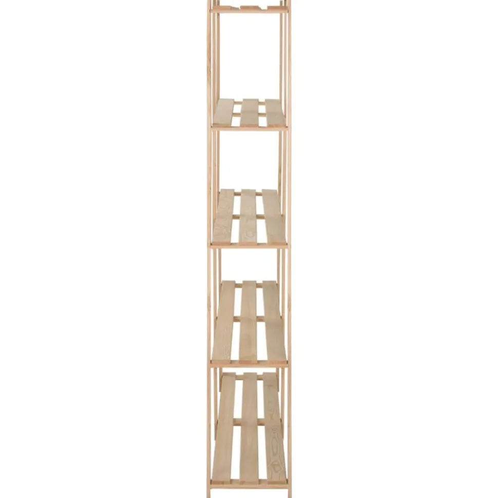 vidaXL Opbergrek 5-laags 170x28,5x170 cm massief grenenhout