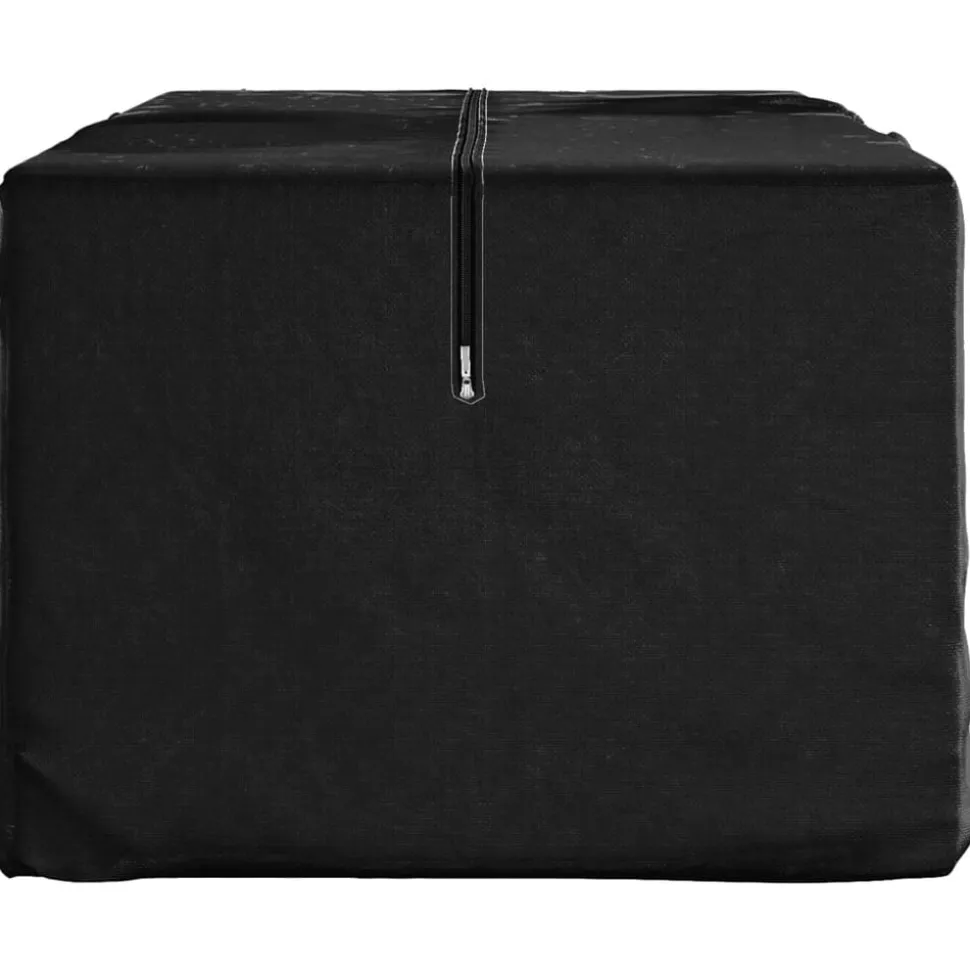 vidaXL Opbergtas voor tuinkussens 135x40x55 cm polyetheen zwart