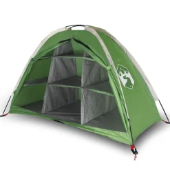 vidaXL Opbergtent 9 vakken waterdicht groen