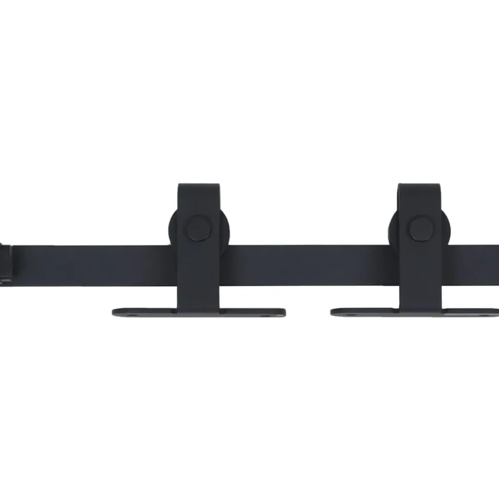 vidaXL Ophangset voor minischuifdeur 183 cm koolstofstaal