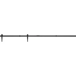 vidaXL Ophangset voor minischuifdeur 183 cm koolstofstaal
