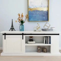 vidaXL Ophangset voor minischuifdeur 183 cm koolstofstaal