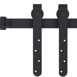 vidaXL Ophangset voor minischuifdeur 183 cm koolstofstaal