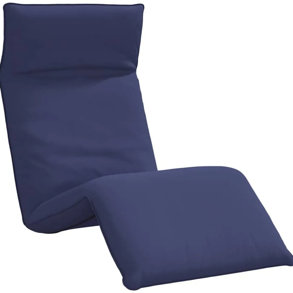vidaXL Opvouwbare ligstoel Marineblauw 175x54x8,5 cm Oxfordstof