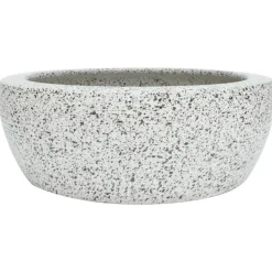 vidaXL Opzetwasbak rond Φ41x14 cm keramiek grijs