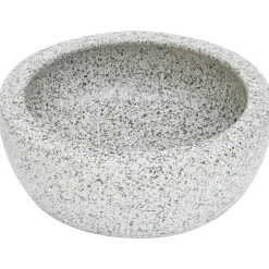 vidaXL Opzetwasbak rond Φ41x14 cm keramiek grijs
