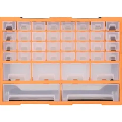 vidaXL Organiser met 38 lades 52x16x37,5 cm