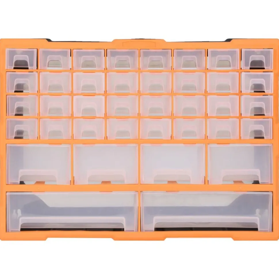 vidaXL Organiser met 38 lades 52x16x37,5 cm