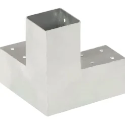 vidaXL Paalverbinding Y-vorm 71x71 mm gegalvaniseerd metaal