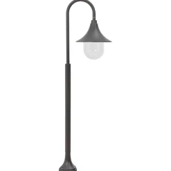 vidaXL Paalverlichting tuin E27 120 cm aluminium brons