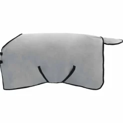 vidaXL Paardendeken Volledig Lichtgrijs en Roze 75 cm Polyester