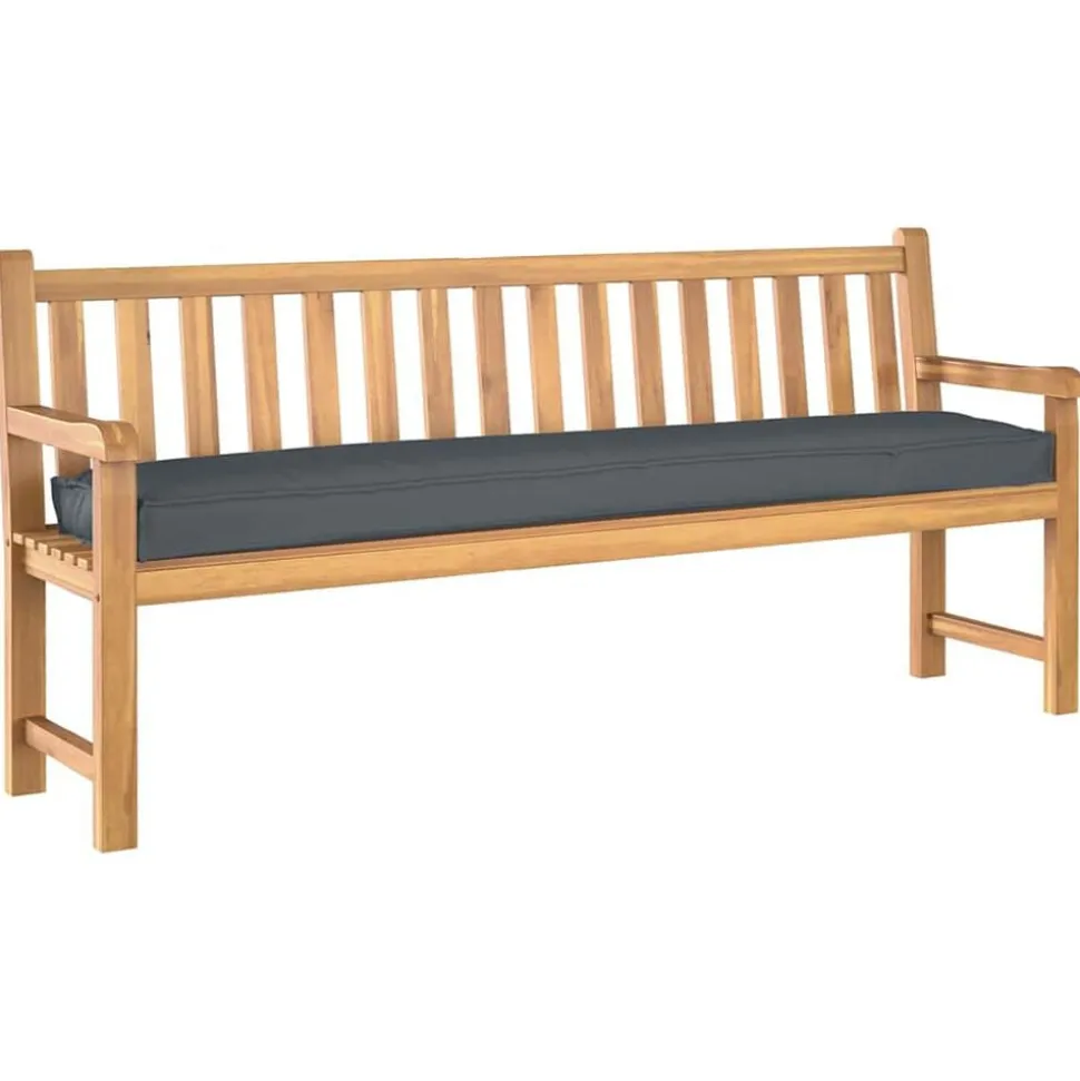 vidaXL Palet Kussen Antraciet 180 x 40 x 8 cm Oxford Stof