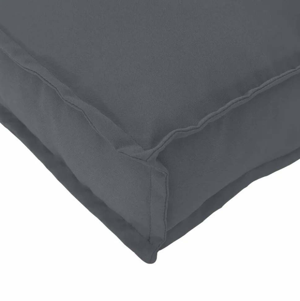 vidaXL Pallet Kussen Set 2 pcs Antraciet Oxford Stof