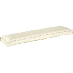 vidaXL Pallet Kussen Set 2 pcs Crème 150 x 40 x 8 cm Oxford Stof