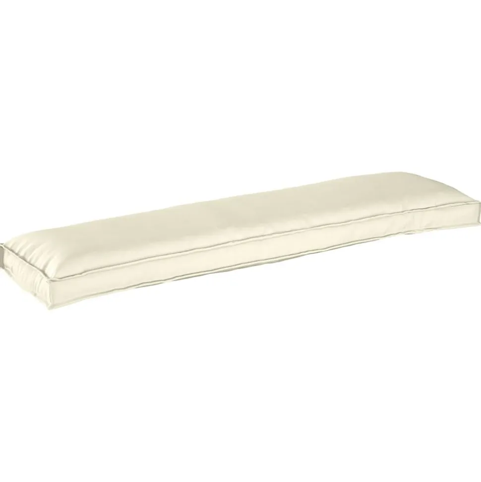 vidaXL Pallet Kussen Set 2 pcs Crème 150 x 40 x 8 cm Oxford Stof