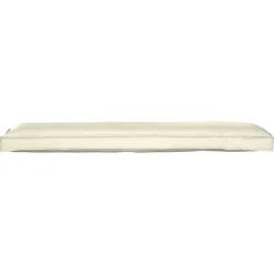 vidaXL Pallet Kussen Set 2 pcs Crème 150 x 40 x 8 cm Oxford Stof