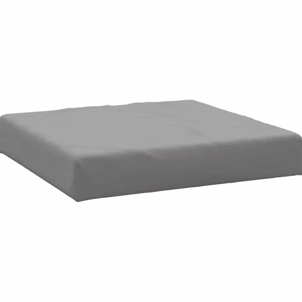 vidaXL Palletkussen 60x60x9,5 cm oxford stof grijs