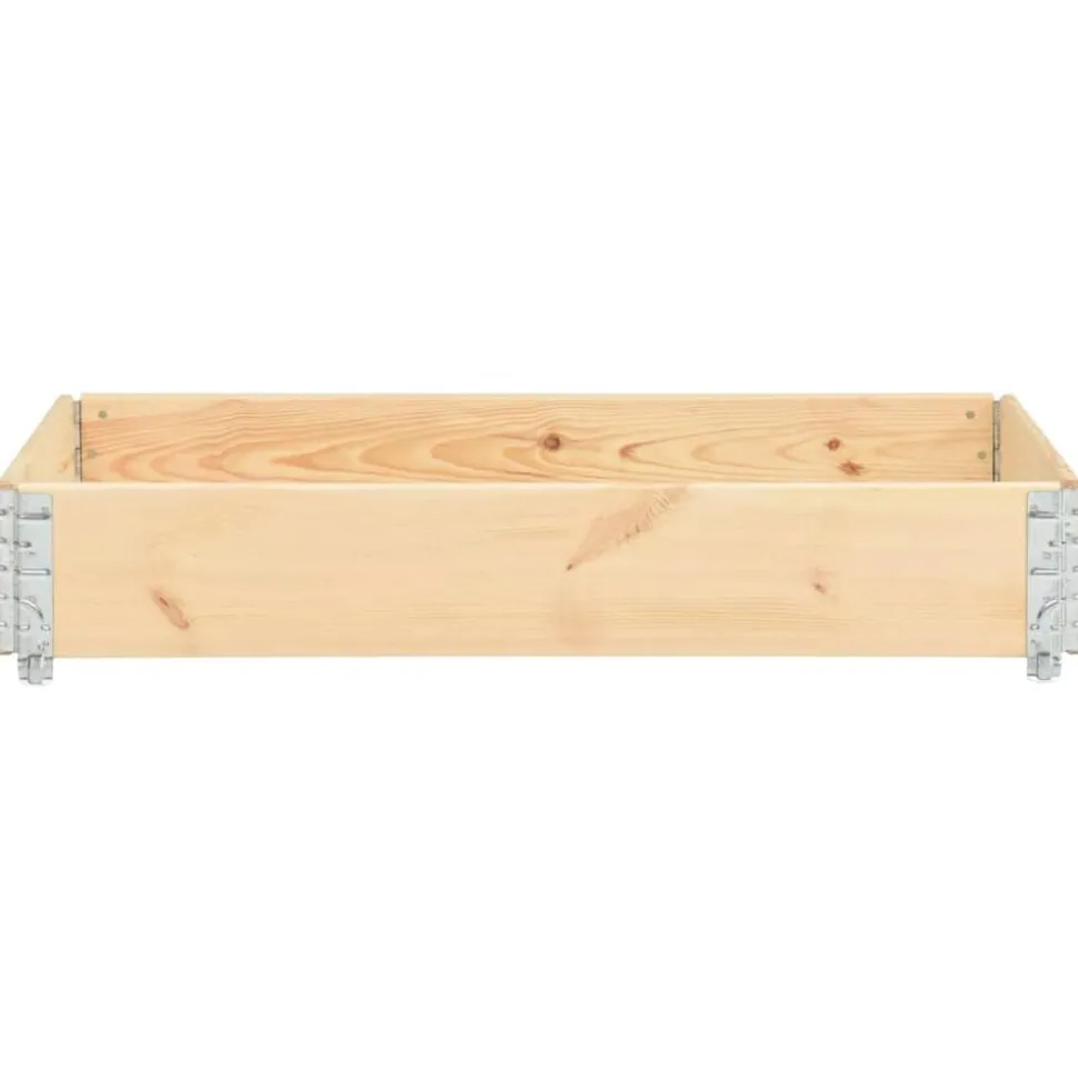 vidaXL Palletopzetrand 80x120 cm massief grenenhout