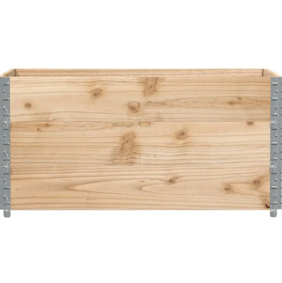vidaXL Palletopzetranden 3 st 120x80 cm massief grenenhout