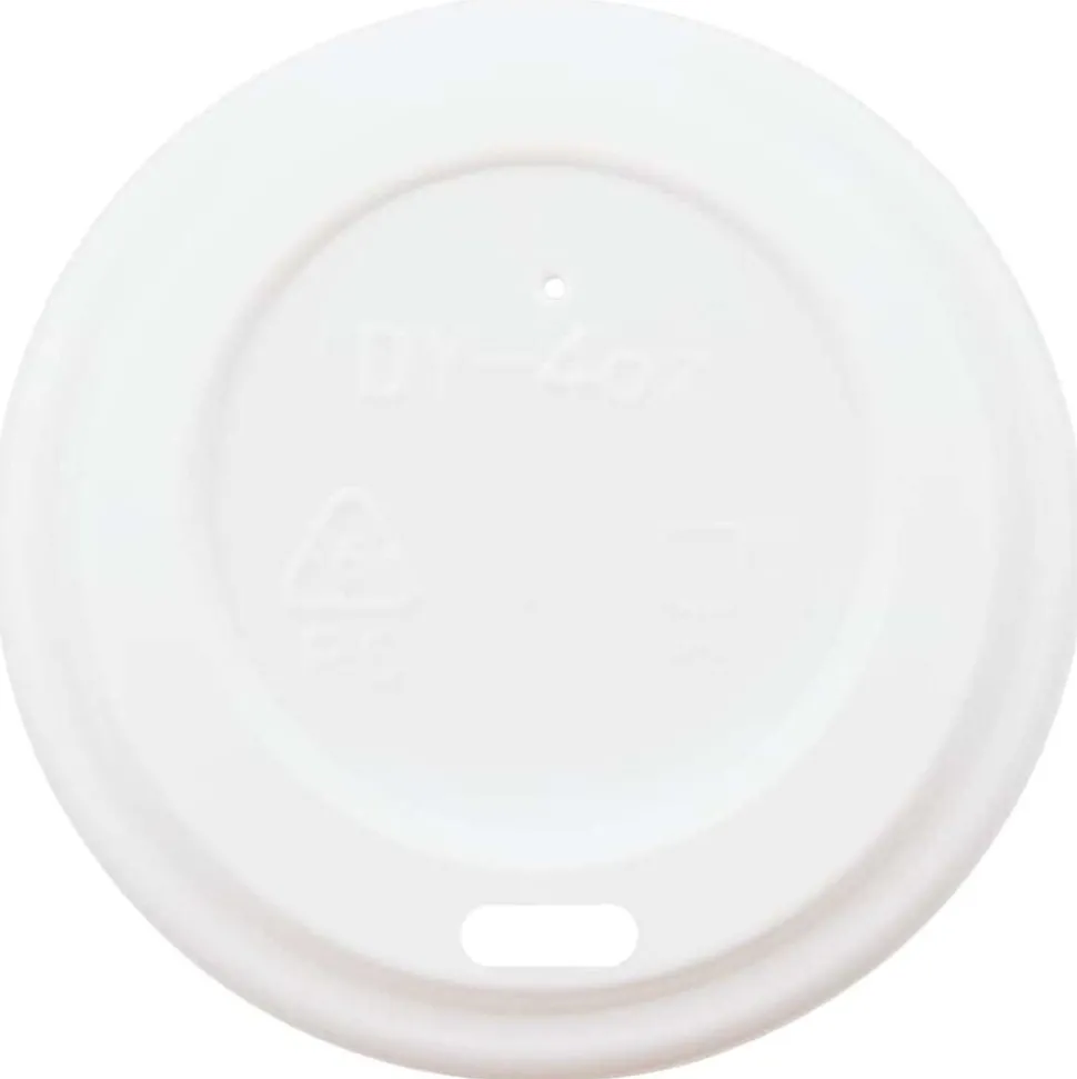 vidaXL Papieren koffiebekerdeksels Ø60 mm 4oz 1000 st kunststof wit