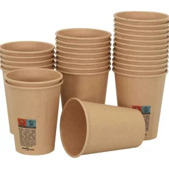 vidaXL Papieren koffiekopjes 1000 st 12oz 300 ml bruin