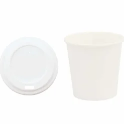 vidaXL Papieren koffiekopjes met deksel 1000 st 4oz 100 ml