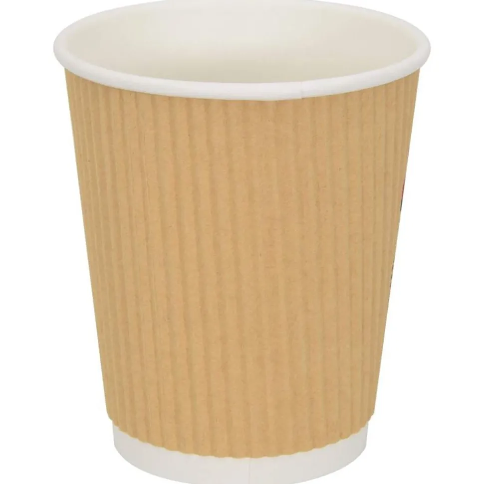 vidaXL Papieren koffiekopjes 500 st 8oz 200 ml bruin