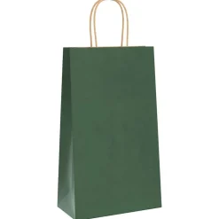 vidaXL Papieren zakken 50 st met hengsels 21x11x36 cm groen