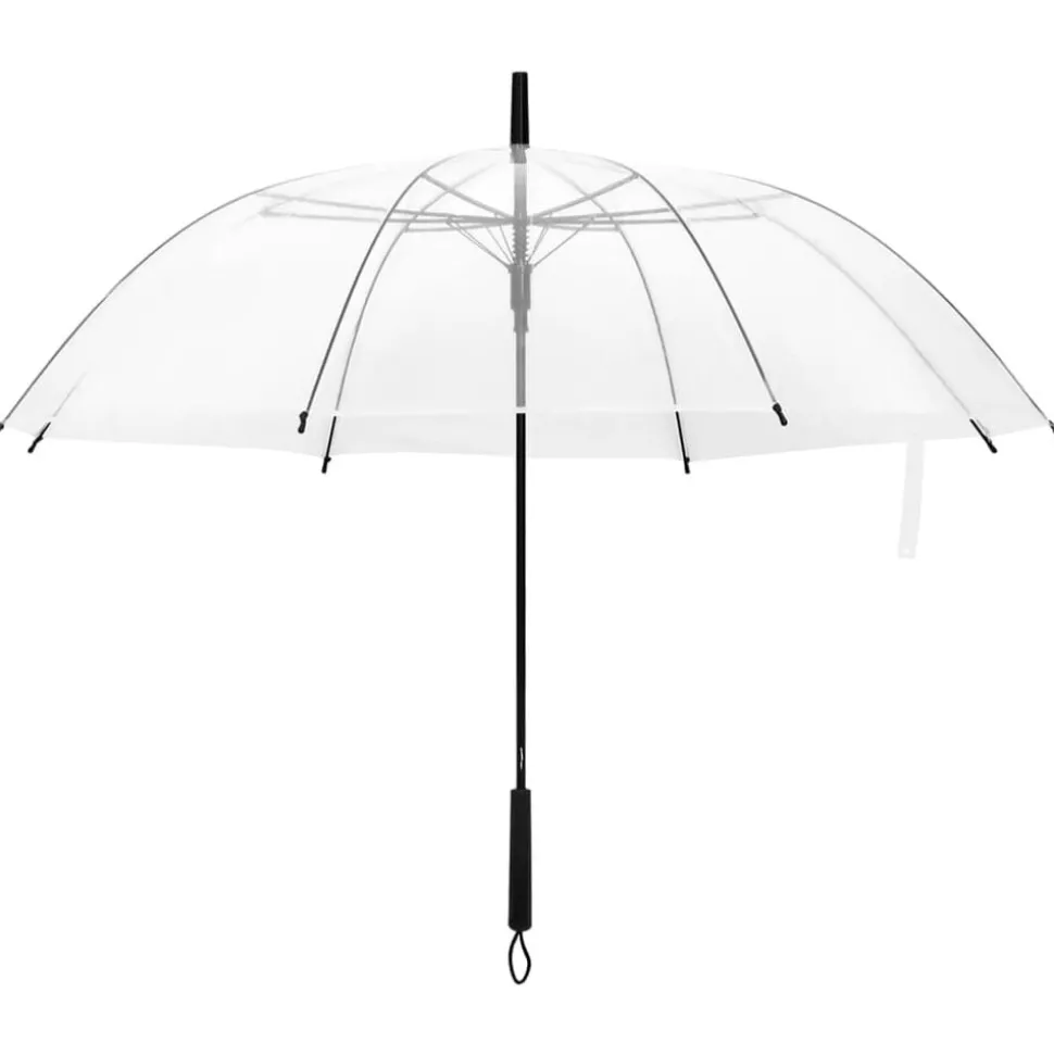 vidaXL Paraplu 107 cm transparant