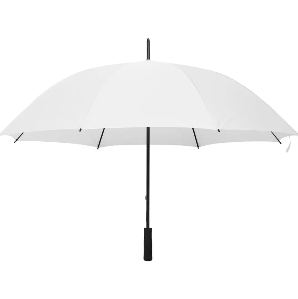 vidaXL Paraplu 130 cm wit