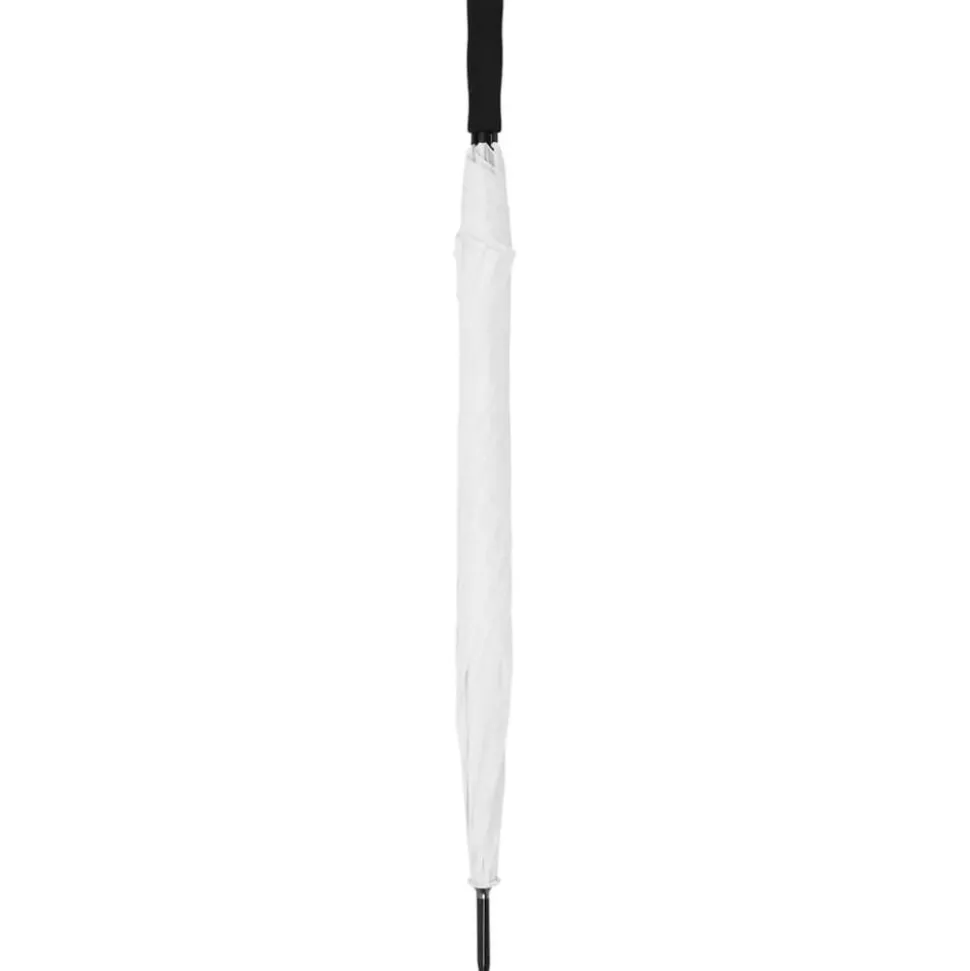 vidaXL Paraplu 130 cm wit