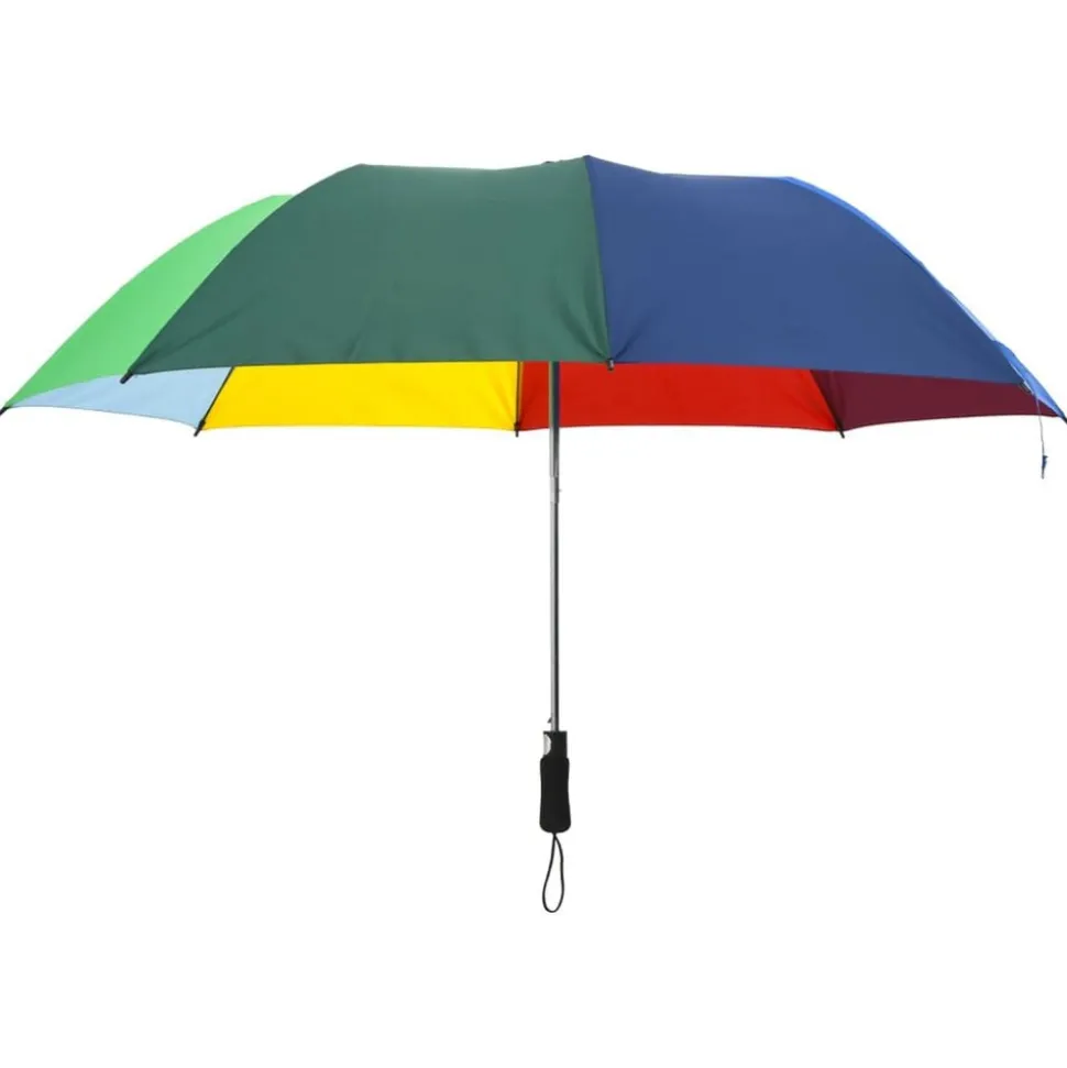 vidaXL Paraplu automatisch inklapbaar 124 cm meerkleurig