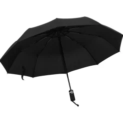 vidaXL Paraplu automatisch inklapbaar 104 cm zwart