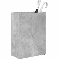 vidaXL Paraplu Standaard Beton Grijs 40 x 20 x 55,5 cm Bewerkt hout