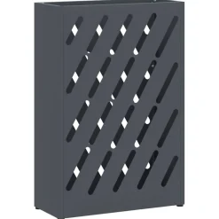 vidaXL Paraplu Standaard Antraciet 28 x 12 x 41 cm Staal