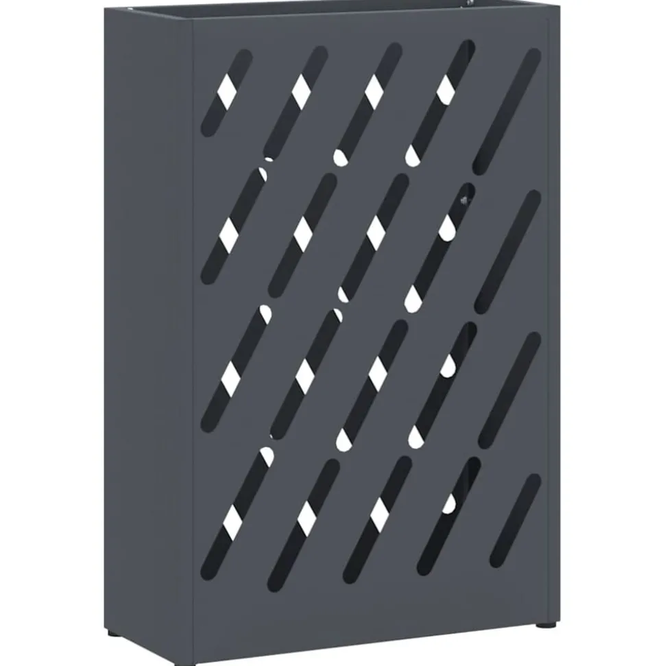 vidaXL Paraplu Standaard Antraciet 28 x 12 x 41 cm Staal