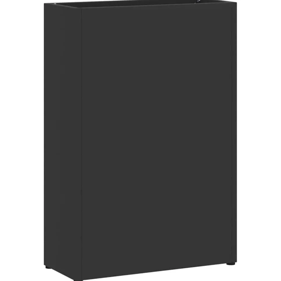 vidaXL Paraplu Standaard Zwart 28 x 12 x 41 cm Staal