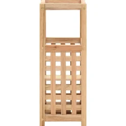 vidaXL Paraplubak 18x18x50 cm massief walnotenhout