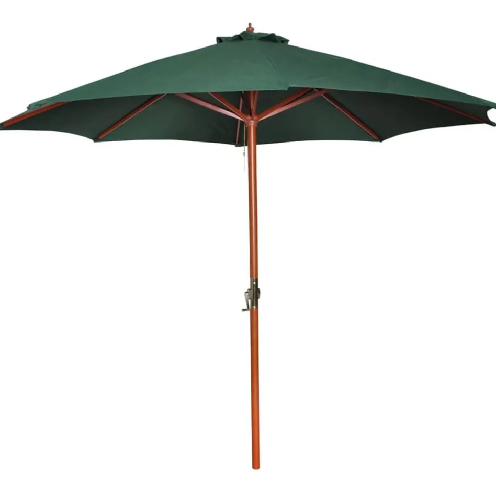 vidaXL Parasol 258 cm groen