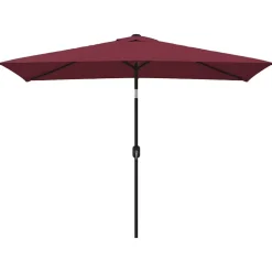 vidaXL Parasol met metalen paal 300x200 cm bordeauxrood