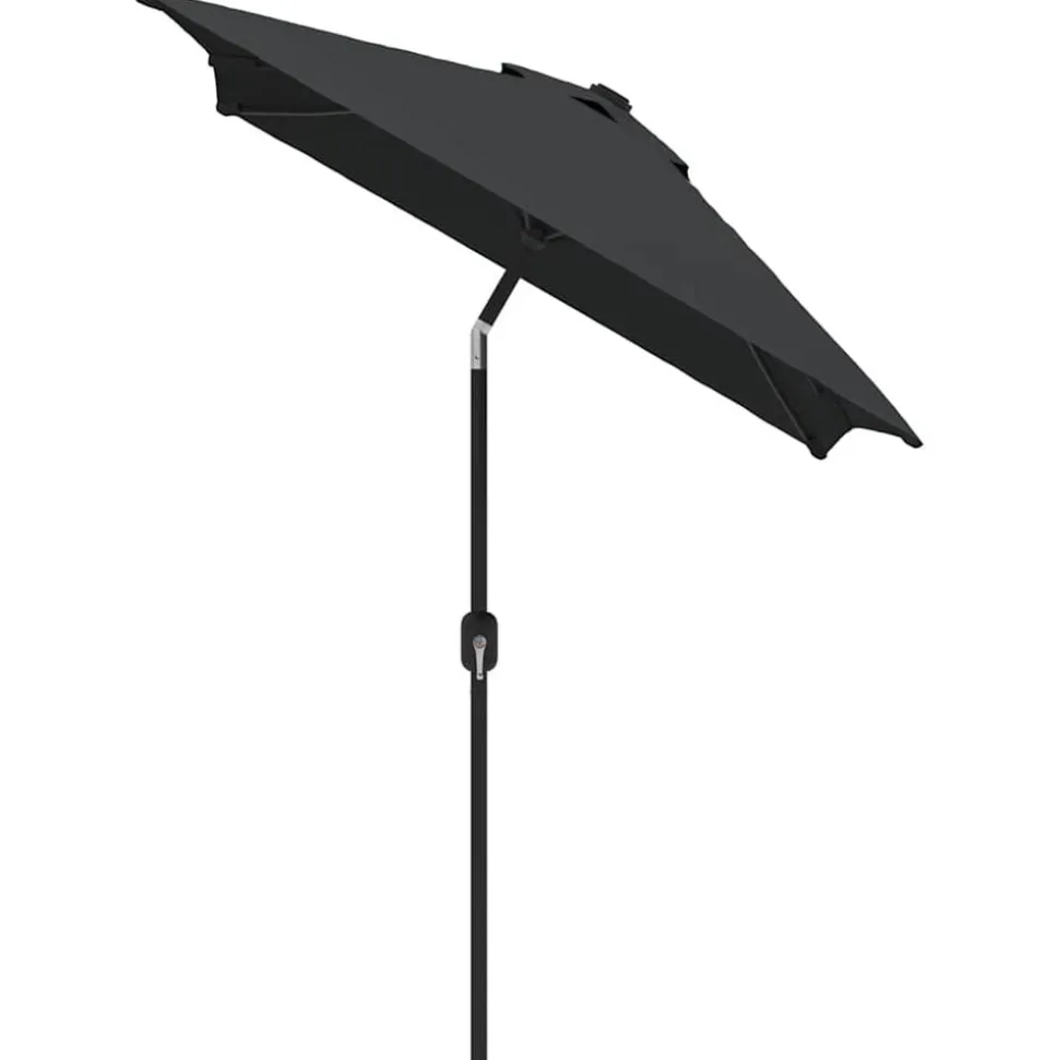 vidaXL Parasol met metalen paal 300x200 cm antraciet