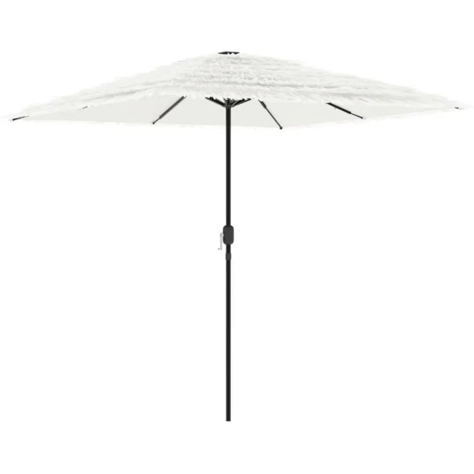 vidaXL Parasol met stalen paal 248x248x248 cm wit