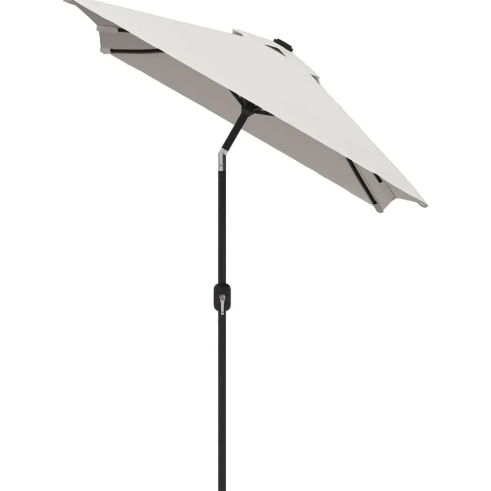 vidaXL Parasol vierhoekig zandwit 200 x 300 cm