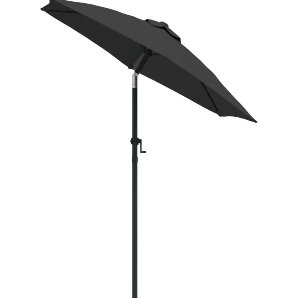 vidaXL Parasol 200x224 cm aluminium antraciet