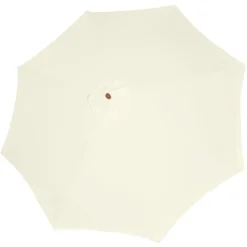 vidaXL Parasol 300x258 cm zandwit