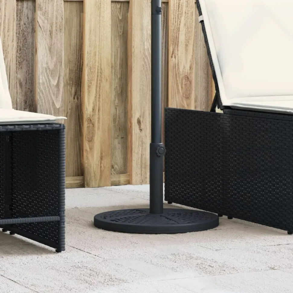 vidaXL Parasolvoet voor stok van Ø38 / 48 mm 12 kg rond