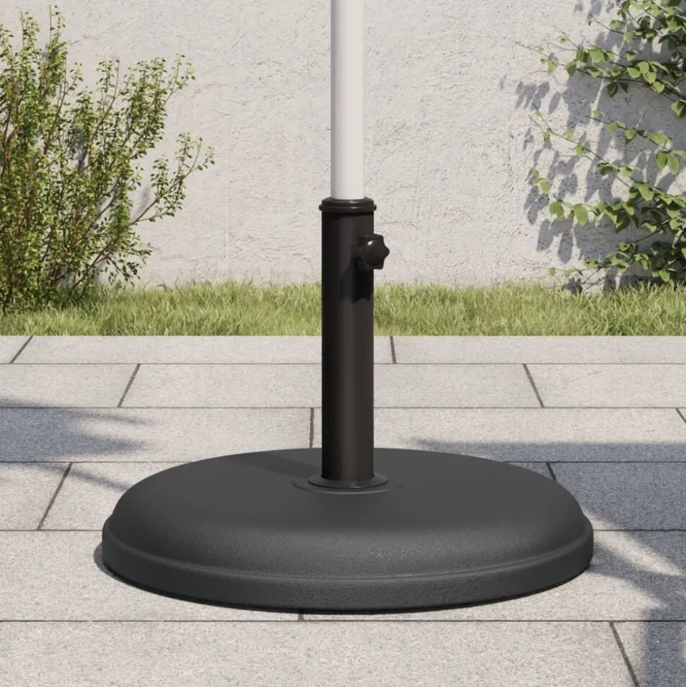 vidaXL Parasolvoet voor stokken van Ø32/35/38 mm 15 kg rond
