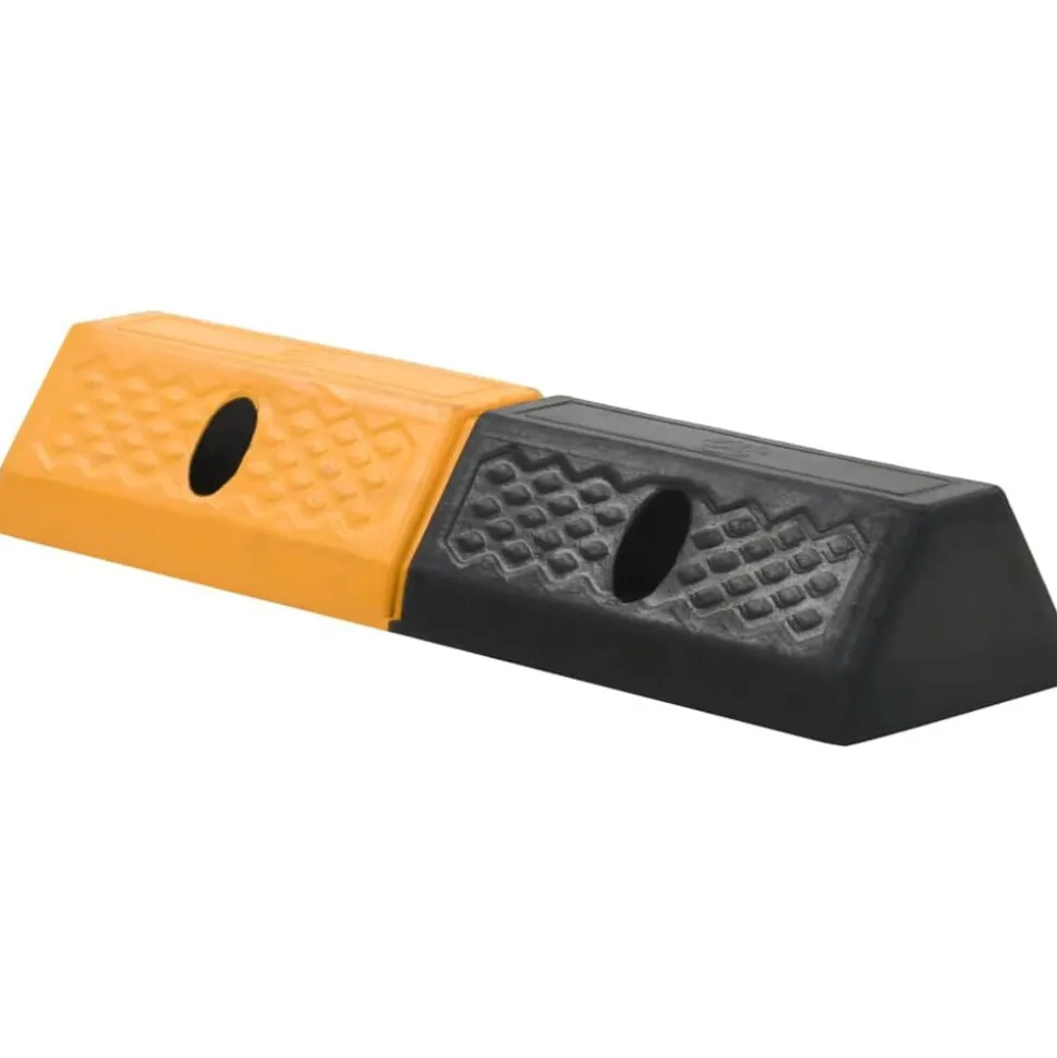 vidaXL Parkeerblokken 49x15x9 cm rubber 2 st
