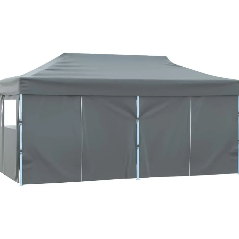 vidaXL Partytent Antraciet 291 x 580 x 315 cm Oxford Stof